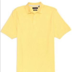 Roundtree & Yorke sun yellow mens polo in size Medium